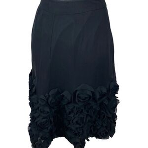 Talbots Silk Rosettes Skirt
